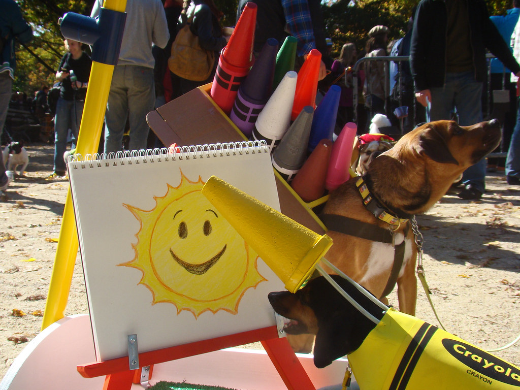 crayon dogs Crayon Dogs, 19th Annual Tompkins Square Hallo… Flickr