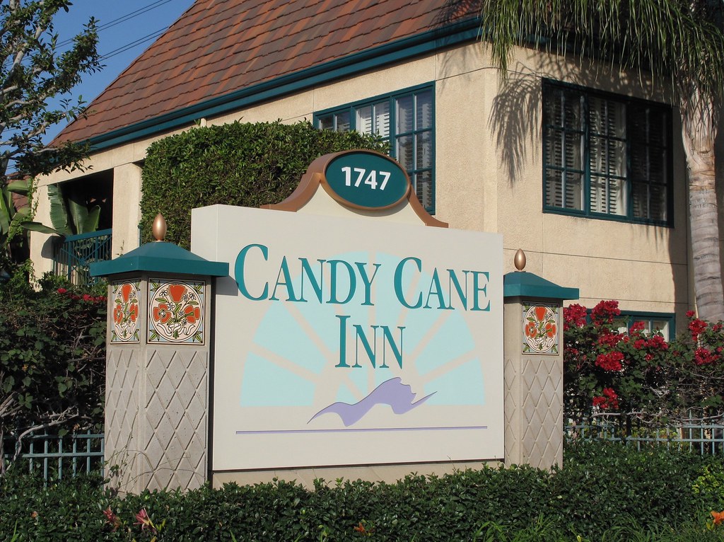 Candy Cane Inn sign Anaheim 2009 Located at 1747 Harbor Bl… Flickr