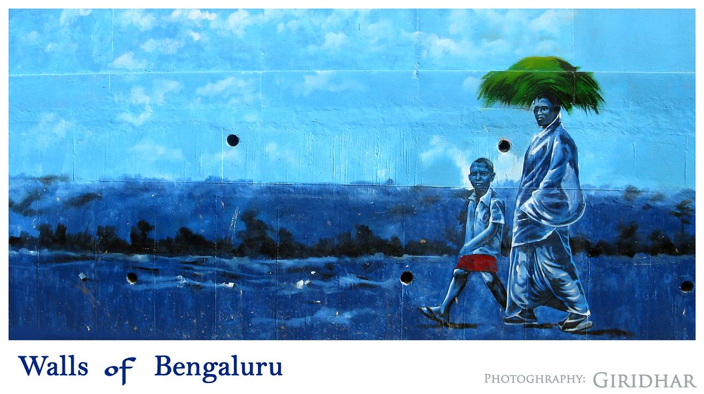 Walls of Bangalore This is the wall painting in Bangalore.… Flickr