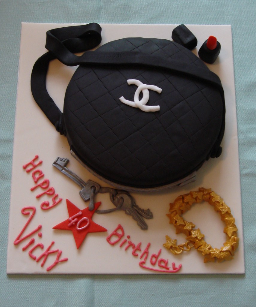 Vicky's cake This is Vicky's birthday cake. She has a vint… Flickr