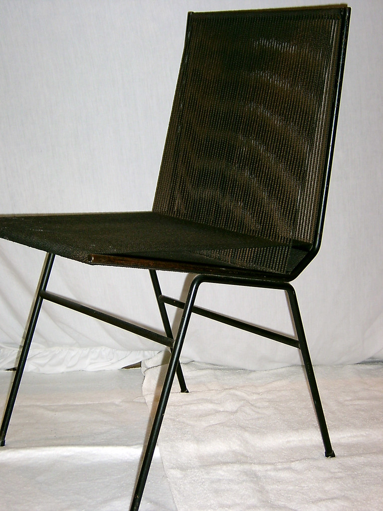String Chair 2 Pair of mid century Allan Gould chairs. Reclaimed
