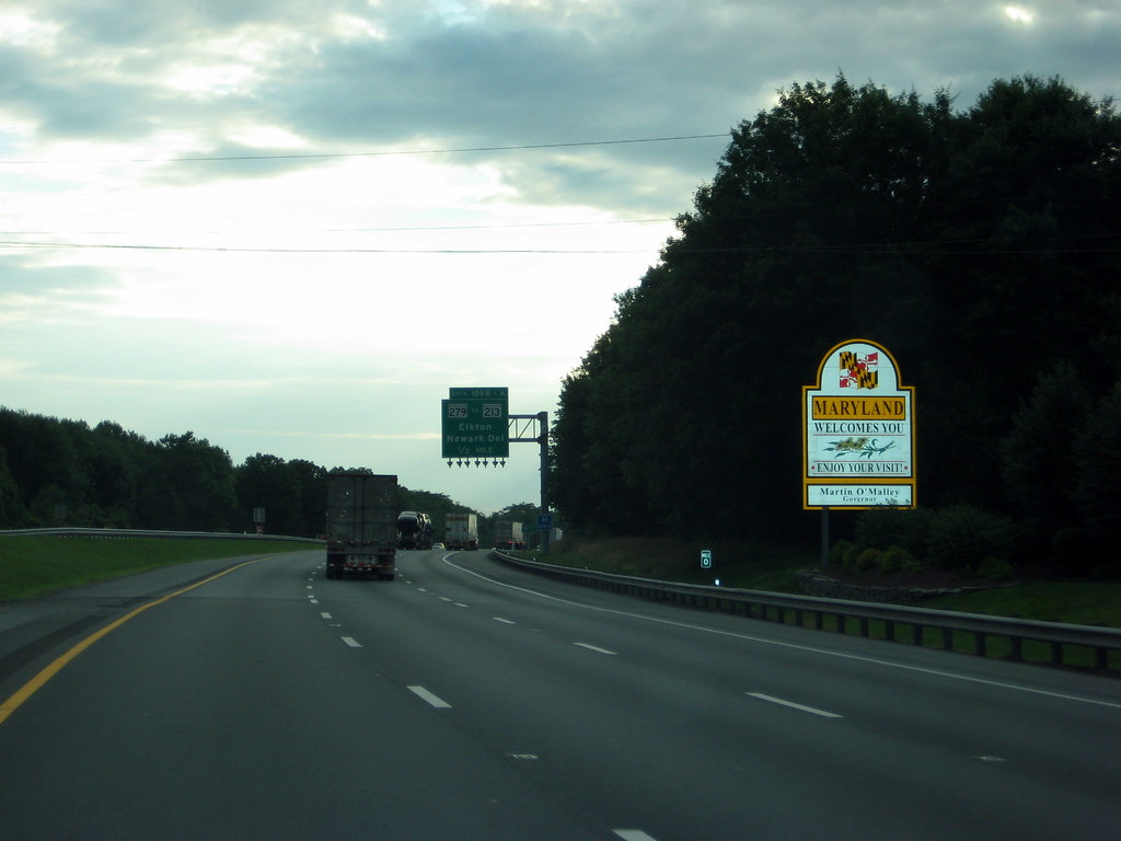 to Maryland I95 southbound Maryland/Delaware bobbsled