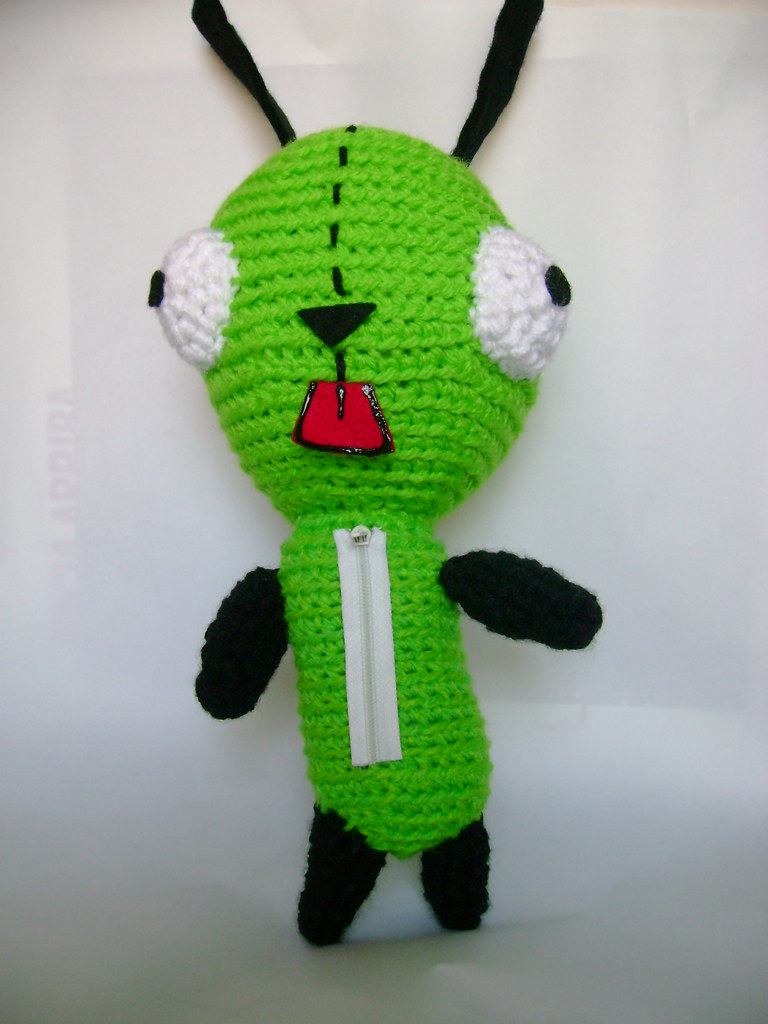 GirDog GIR from Invader Zim in the dog costume. Crochet a… Flickr