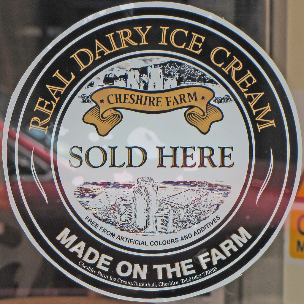 REAL DAIRY ICE CREAM MADE OF THE FARM SOLD HERE Flickr