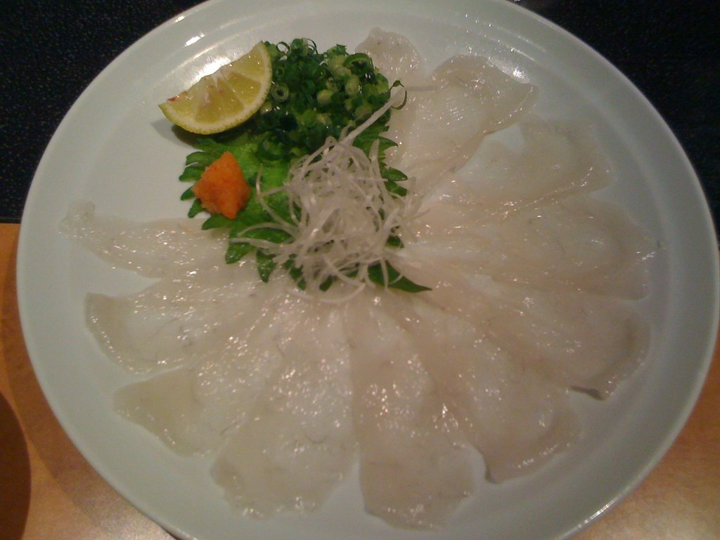 Fugu Sashimi Masashi Toyota Flickr