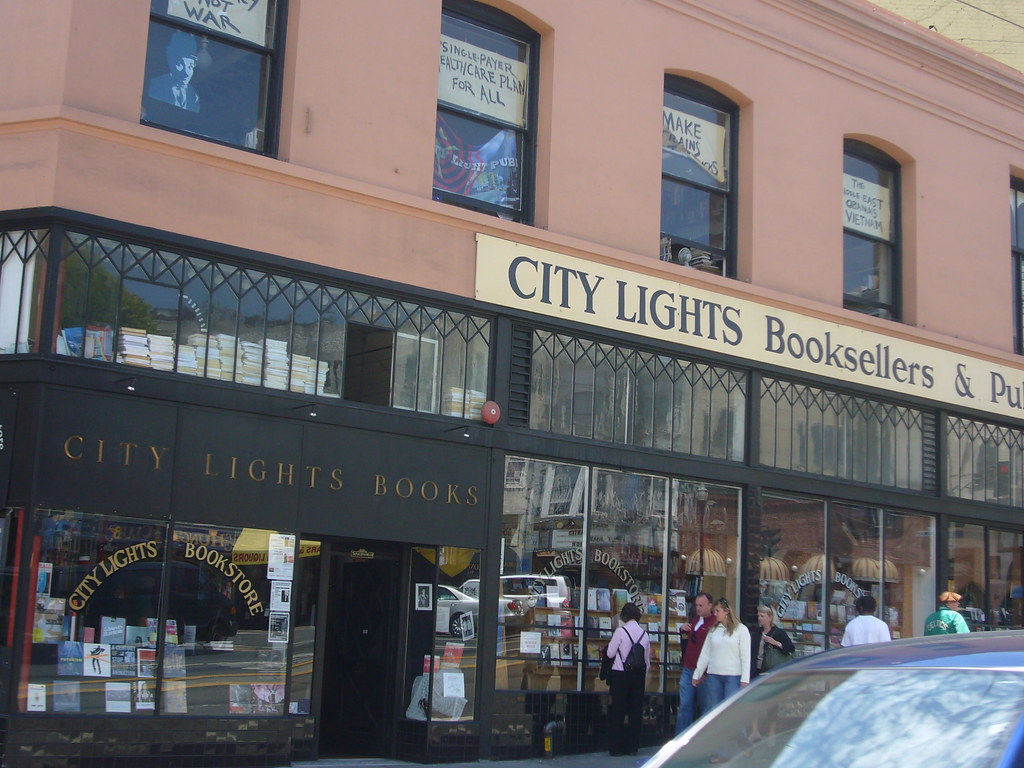 City Lights Bookstore on Columbus Libby Flickr