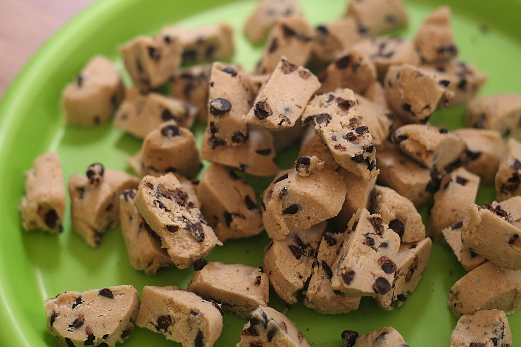 frozen cookie dough pieces awaiting their sweet gooey cupc… Flickr