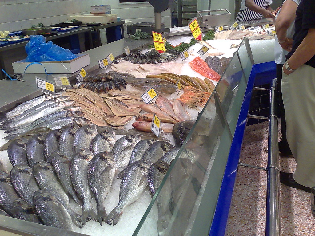 Fish counter at Queensbury Morrisons Me Flickr