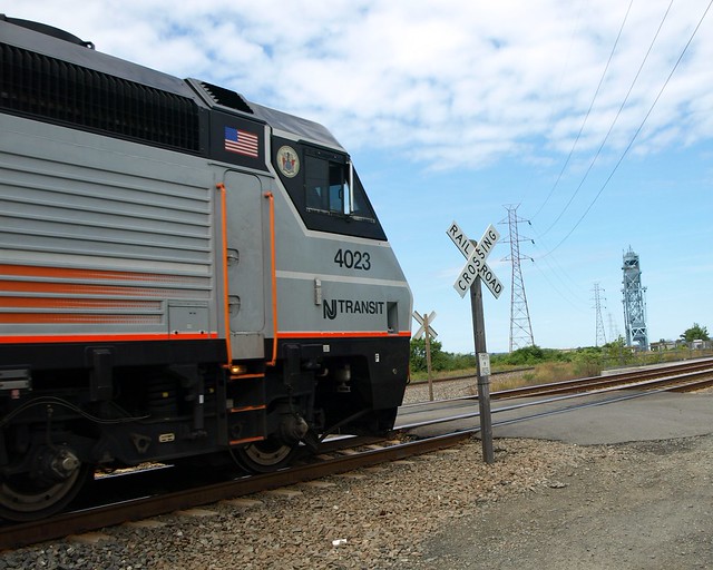 NJ Transit Railroad Crossing, New Jersey Meadowlands a photo on