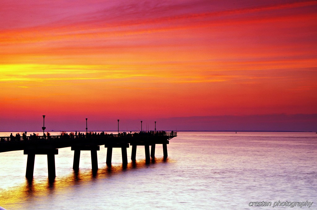 Fishing Pier at Chesapeake Bay in Virginia This picture wa… Flickr