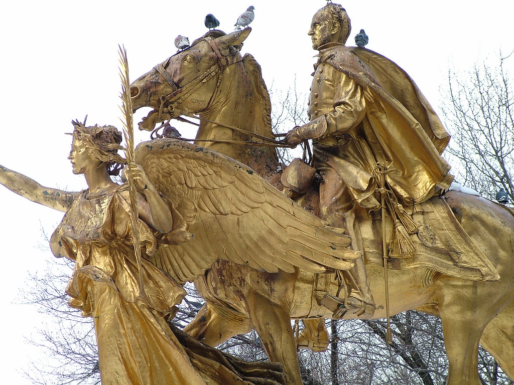 Golden Statue Central Park, NY JMG Flickr