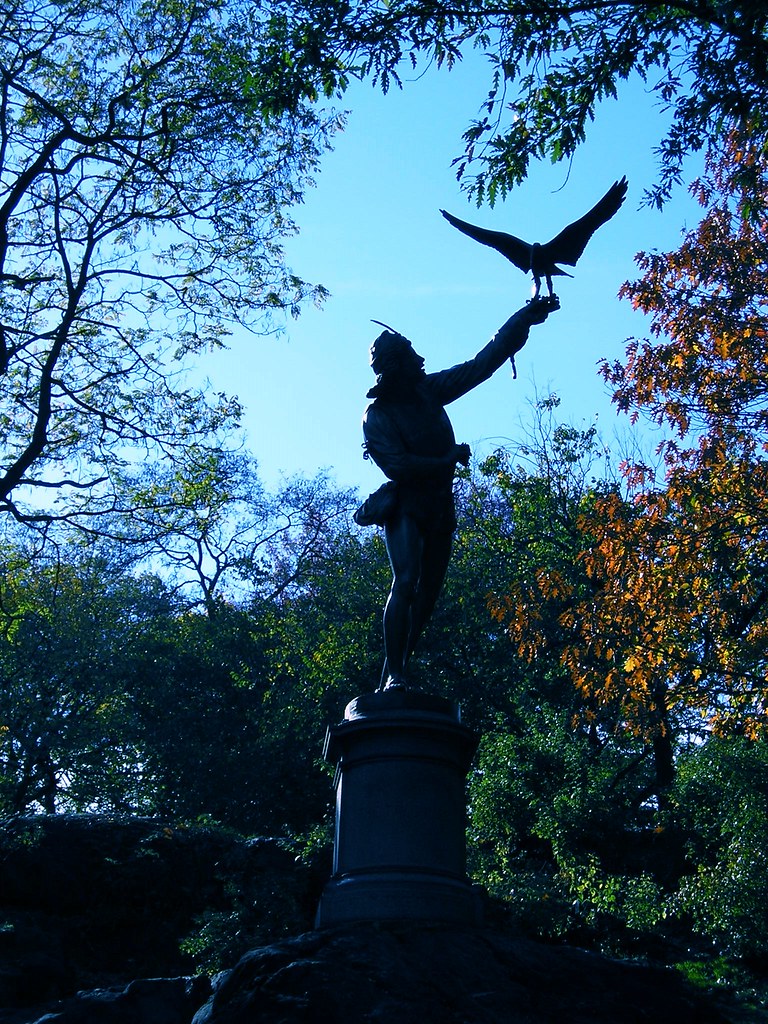 The Falconer, Central Park My new favorite statue in the c… Flickr