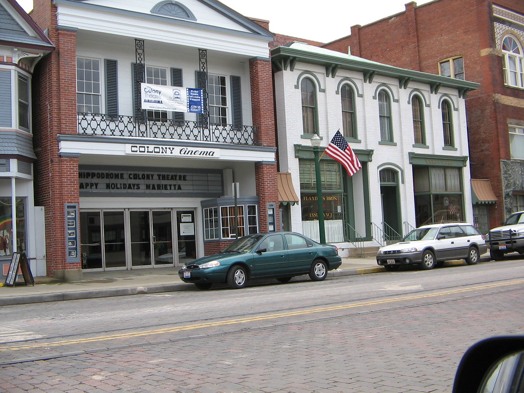 COLONY THEATRE Marietta, Ohio Shown is the Colony Cinima… Flickr