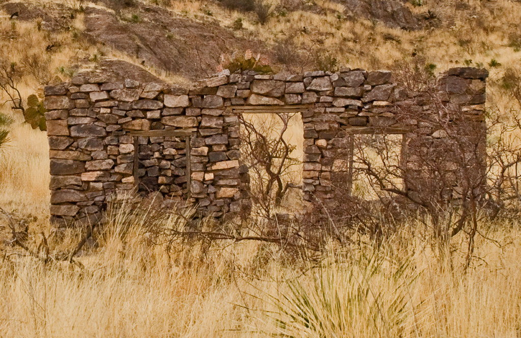 Rock House Front Ruins of a rock home on the Bar Canyon… Flickr