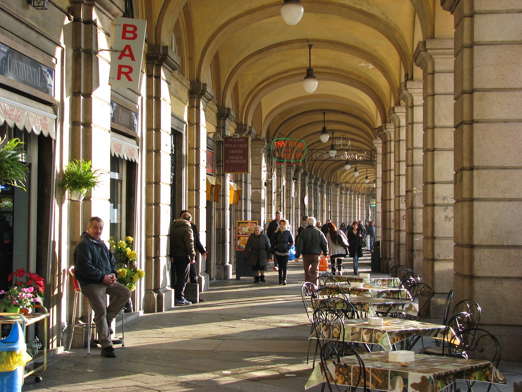 Genova I portici di via Turati Domenico Scopacasa Flickr
