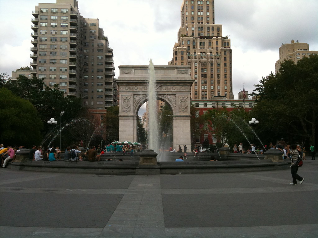 Washington Square Park Near the campus of NYU. Flickr