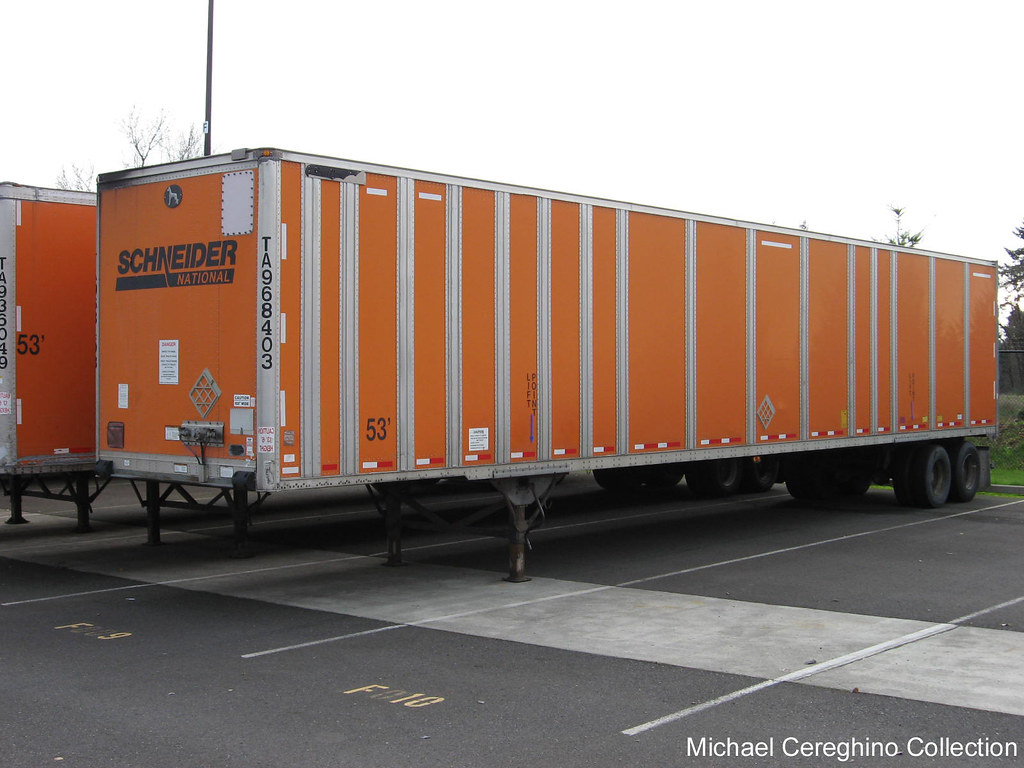 Schneider National Great Dane Trailer TA968403. a photo on Flickriver