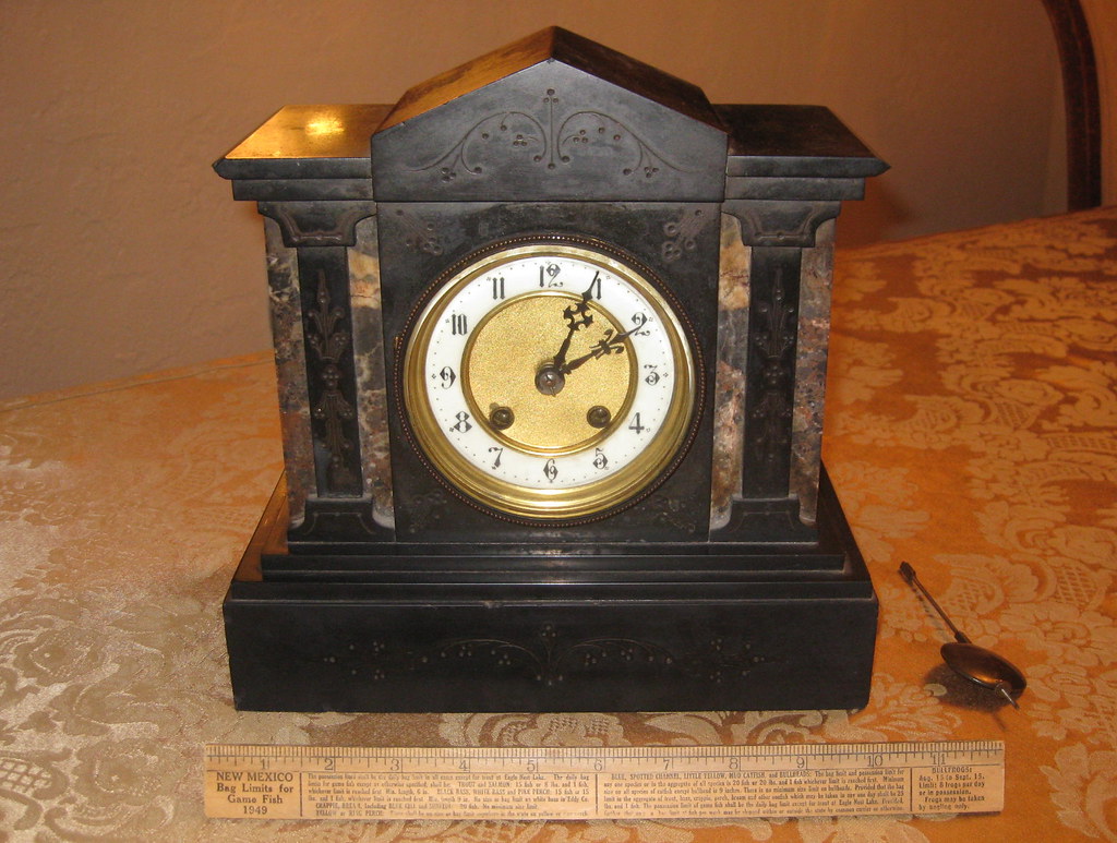 HAU / HAC Hamburg American Clock Company mantle clock Flickr