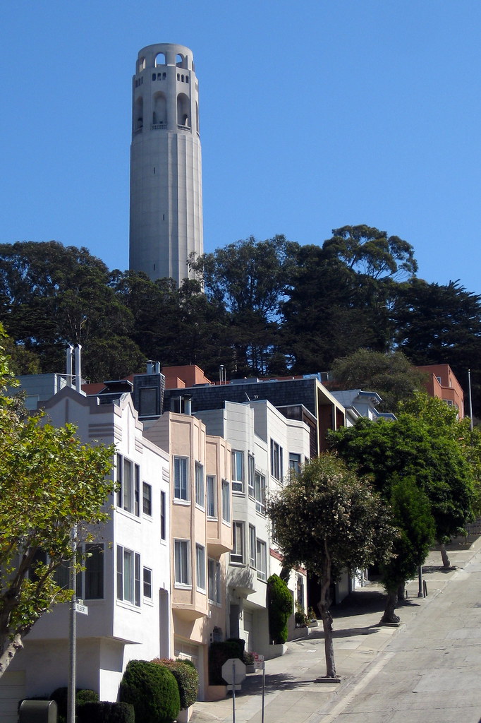 San Francisco Telegraph Hill Coit Tower Coit Tower, sit… Flickr
