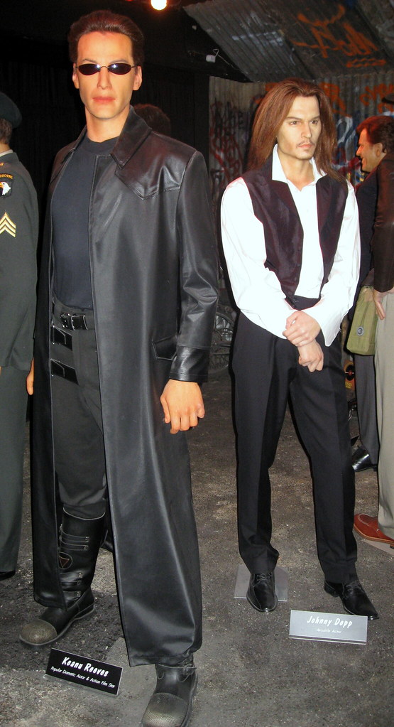 San Francisco Wax Museum Keanu Reeves & Johnny Depp a photo on