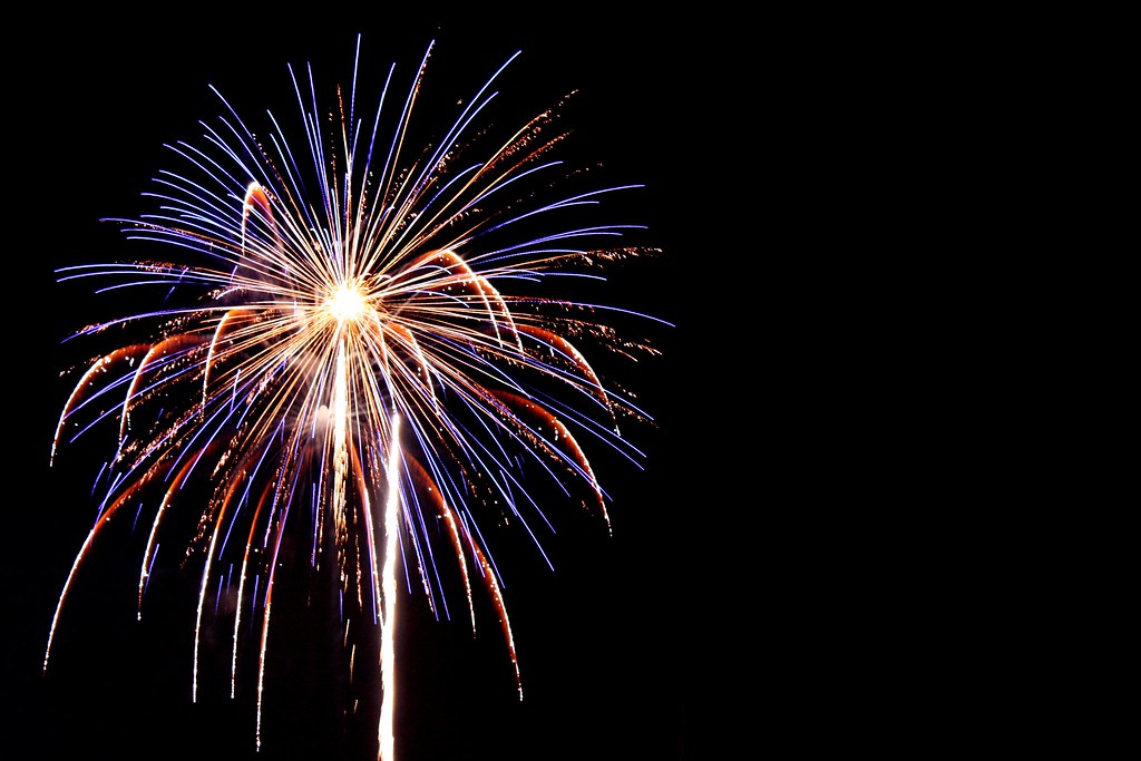 Fireworks Fireworks show at the Bluegrass Balloon Festival… Mrs