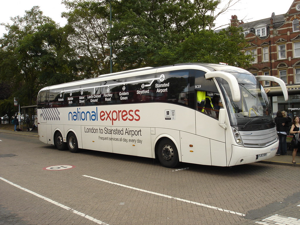 National Express London to Stansted Airport 15metre, tri… Flickr