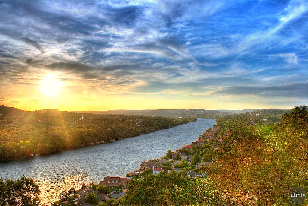 Mount Bonnell Sunset (2) From the top of Mount Bonnell, Au… Flickr