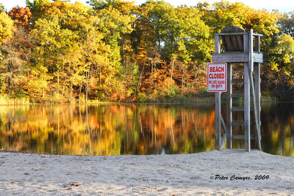 Spec Pond Wilbraham Ma The late day sun hitting the trees … Flickr