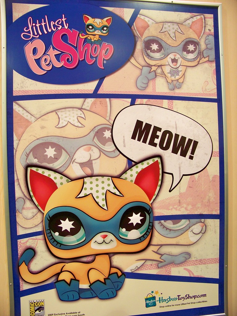 ComicCon Exclusive Littlest Pet Shop Cat poster at the Ha… Flickr
