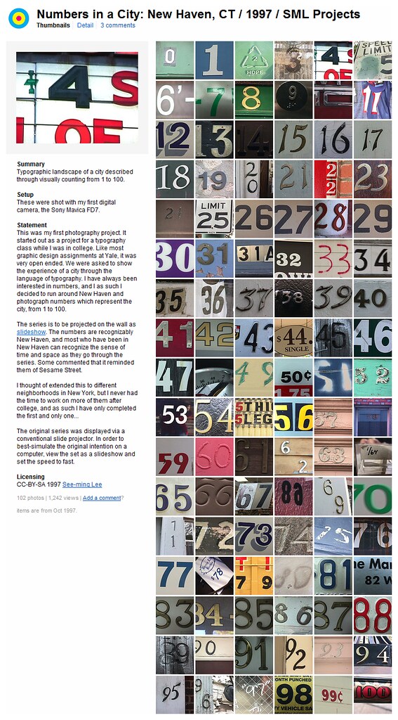 Numbers in a City New Haven, CT / 1997 / SML Projects a photo on