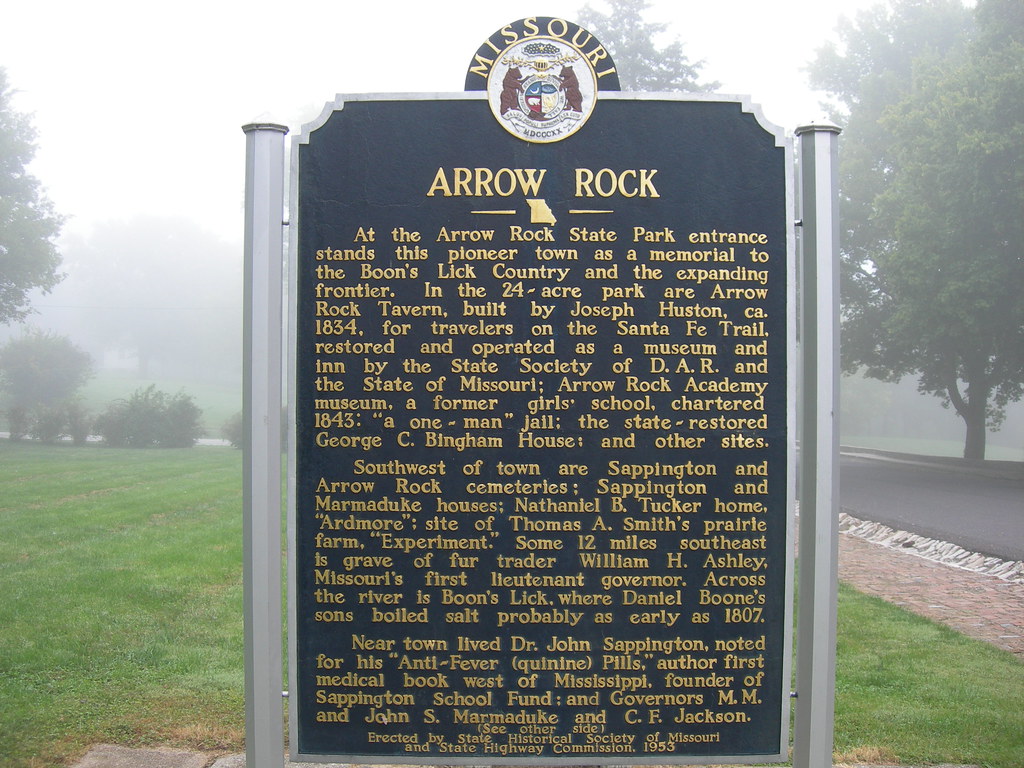 Arrow Rock Historic Marker Arrow Rock, Missouri Jimmy Emerson, DVM