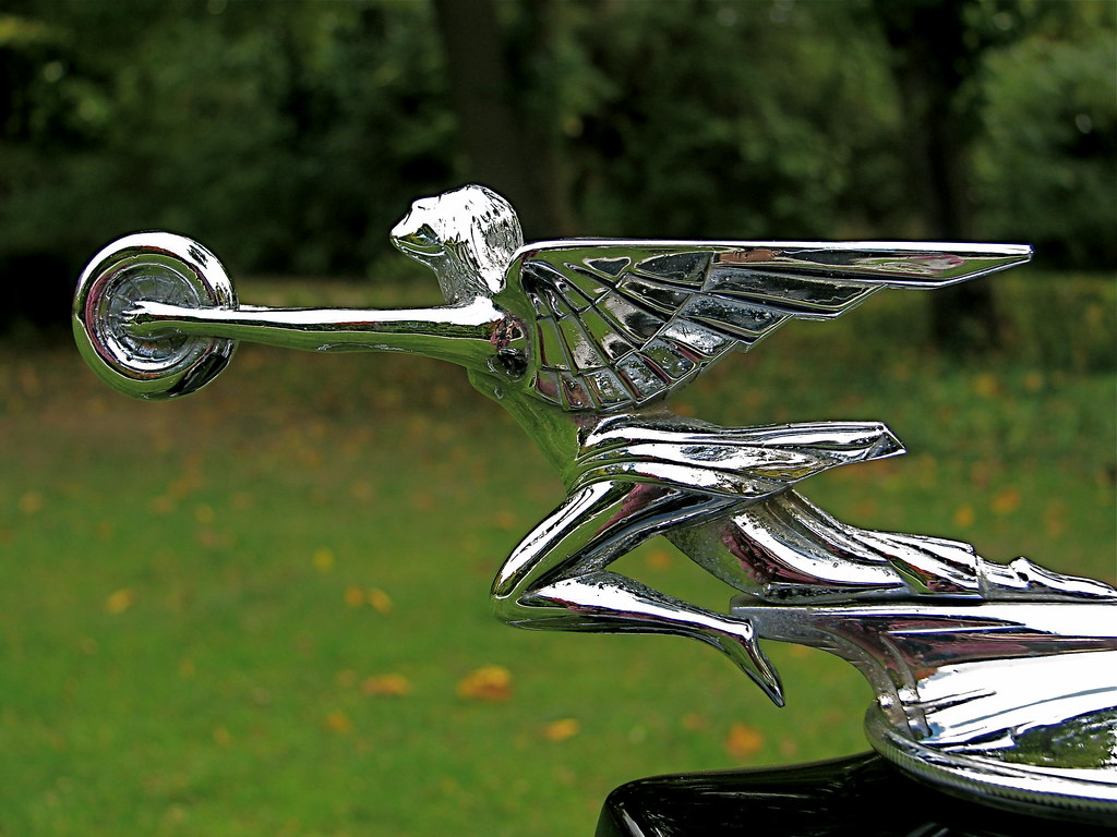Winged Woman Hood Ornament a photo on Flickriver