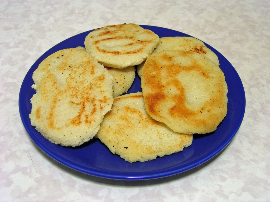 Hoe Cakes Traditional fried cornmeal cakes. Also known his… Flickr