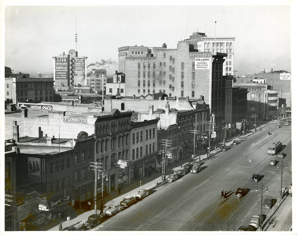 South Main Street, February 18, 1950, Winnipeg (1950) a photo on