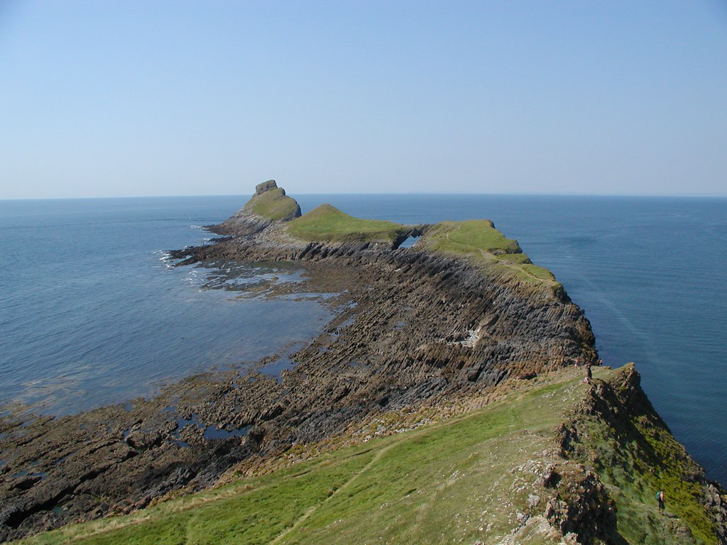 Coastal Headland Worm's Head, Gower, Wales, UK Richard Allaway Flickr