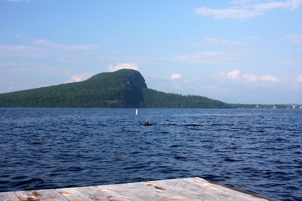 Mt. Kineo from the dock Rockwood Cottages is a 3.5 acre pa… Flickr