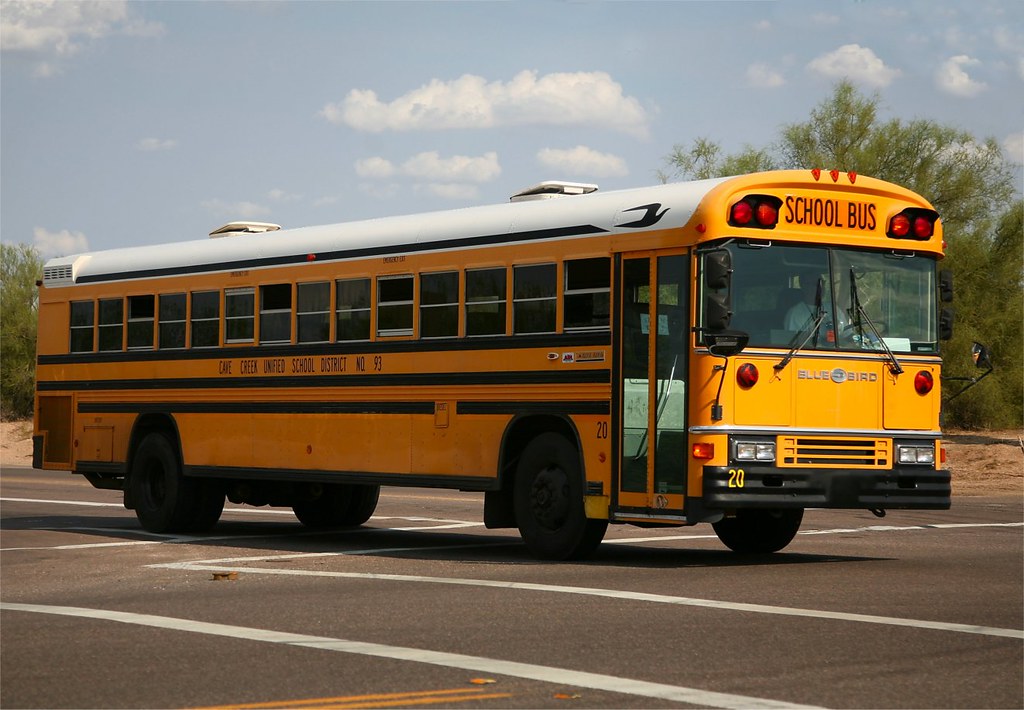Cave Creek Arizona, USA. School Bus 14th August 2009 Michael Kelly