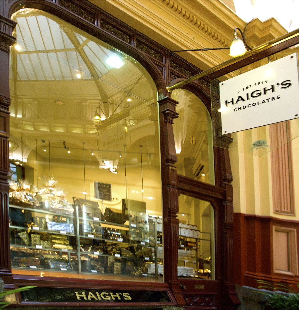 Haigh's Chocolate Shop "Haigh's flagship store in Melbourn… Flickr