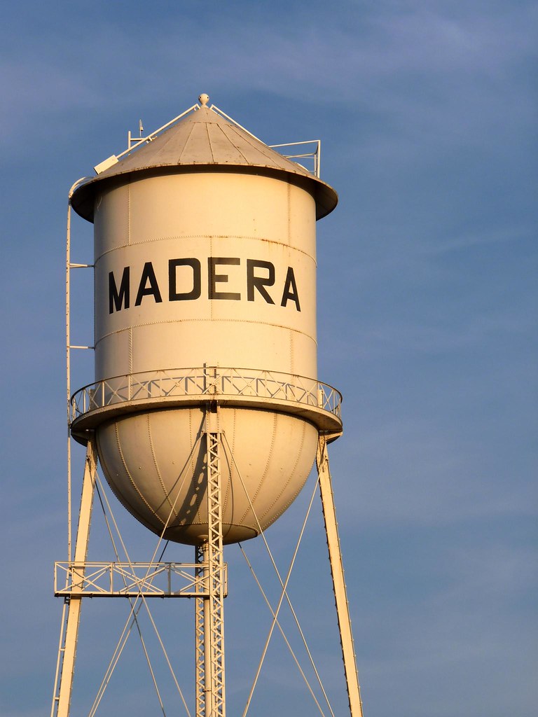 Water Tower in Madera, California 1Flatworld Flickr