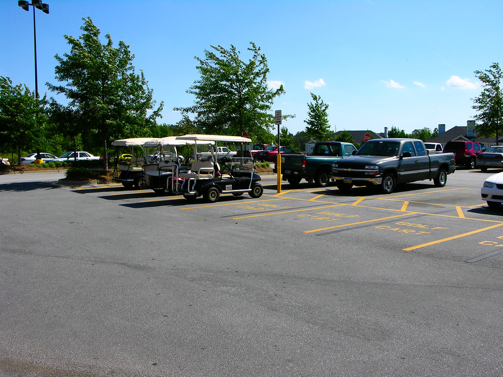 golf cart parking at walmart Walmart, 2717 Highway 54 West… Flickr