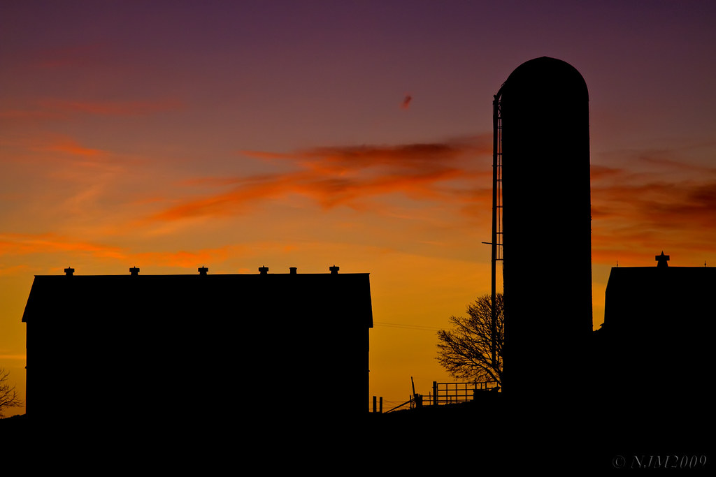 Amish Sunset 28Nov09 Quarryville, Pennsylvania Amish Farm … PictureOnTheWall Flickr