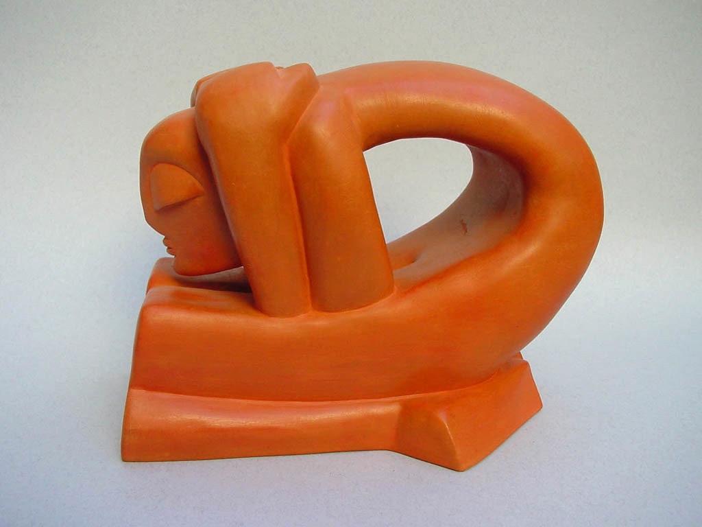 Sculpture homme courbé Laurent Vilar Sculpteur 7 cité Jo… Flickr