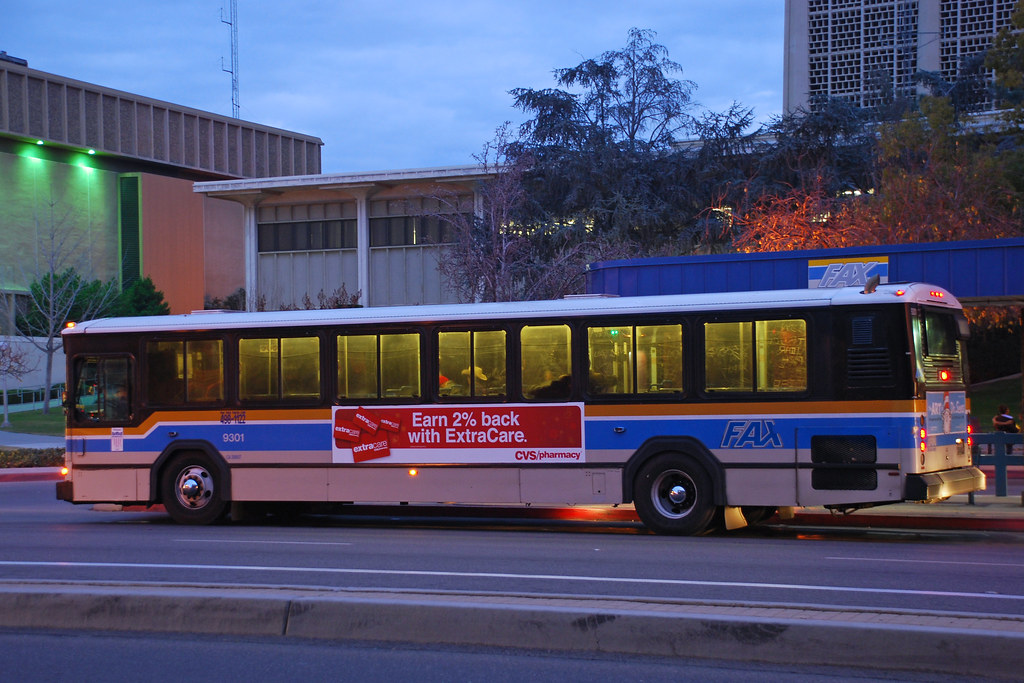 Fresno FAX Gillig Phantom bus of Fresno Area Express in do… Flickr