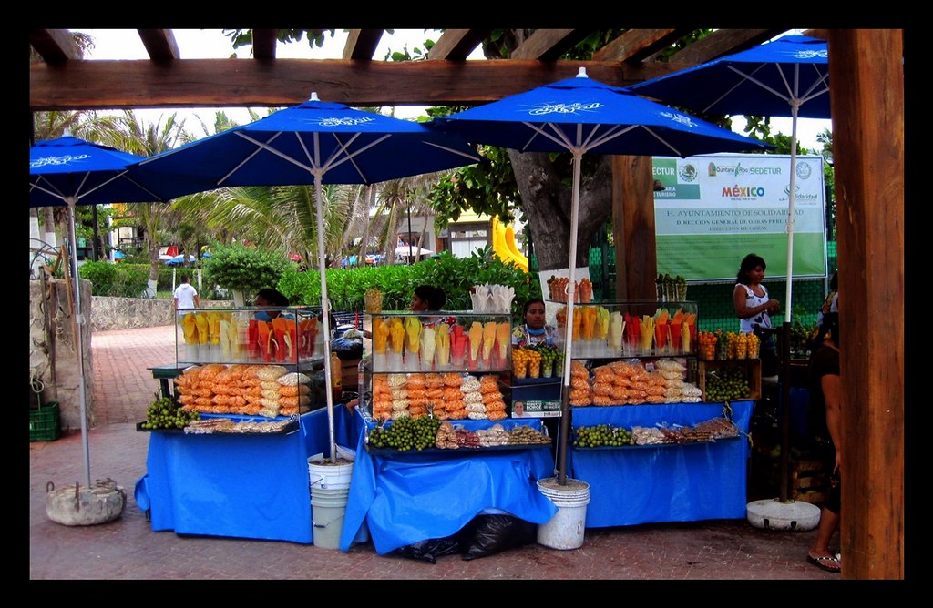 Fruit stands along El Centro dchrisoh Flickr