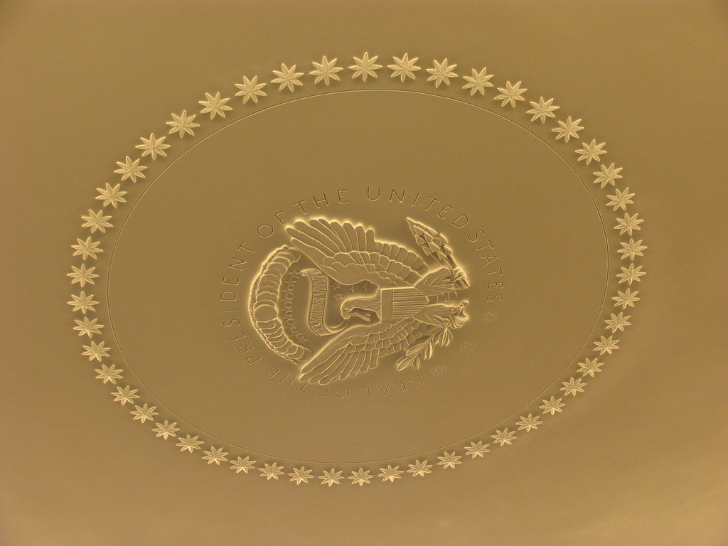 Oval Office Ceiling (Photo Troy Page / t r u t h o u t) W… Flickr