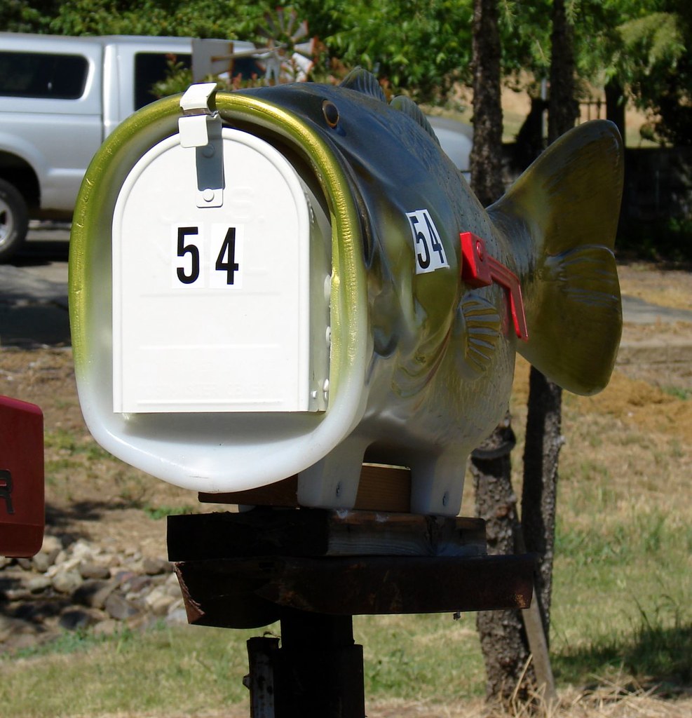 Fish Mailbox CR You need one of these Paul Flickr