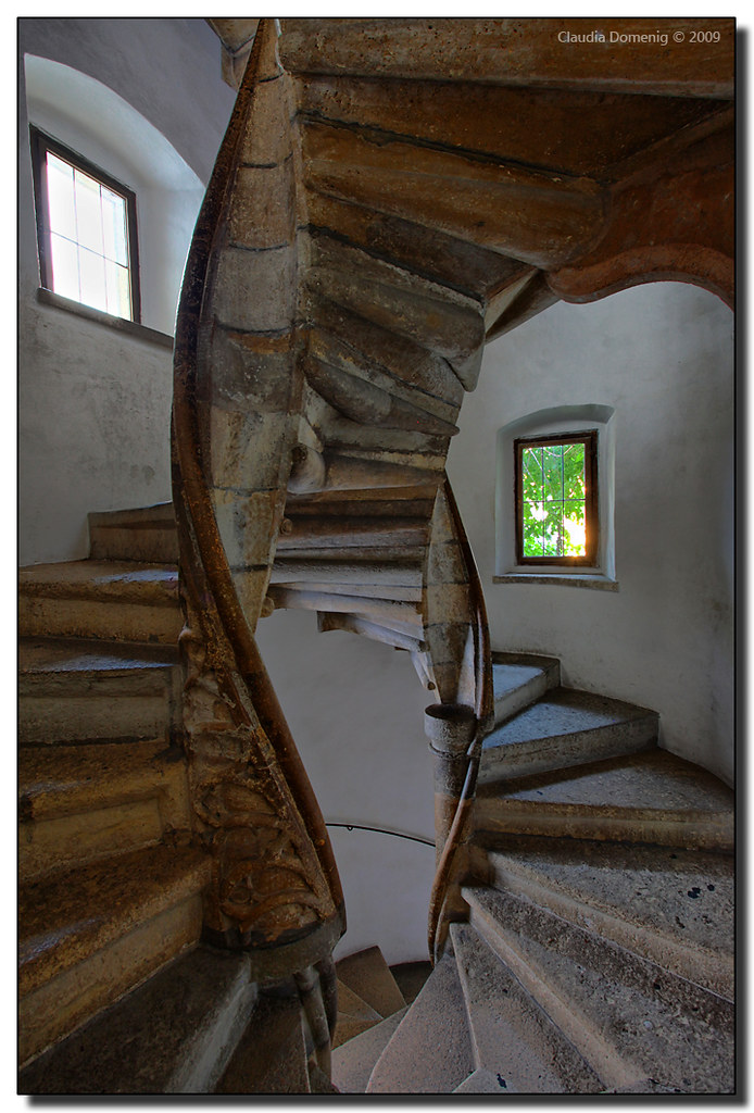 The Gothic Double Spiral Staircase Graz, Styria, Austria T… Flickr