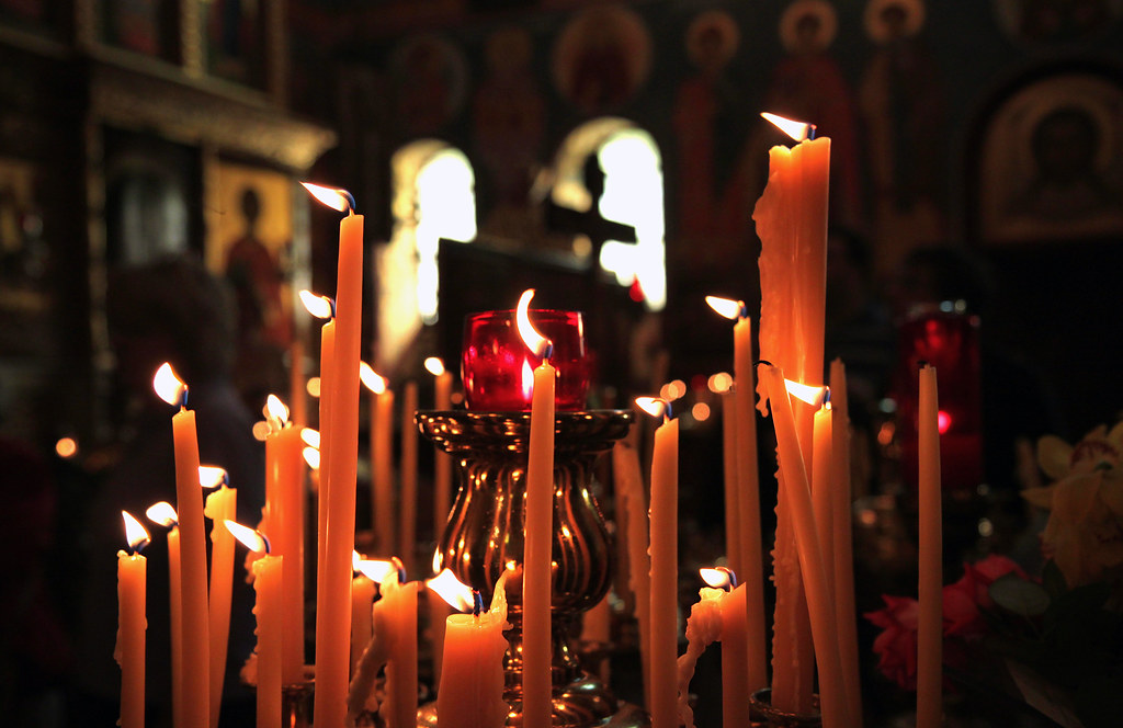 Russian Orthodox Cathedral Candles 2 Candles inside the Ru… Flickr