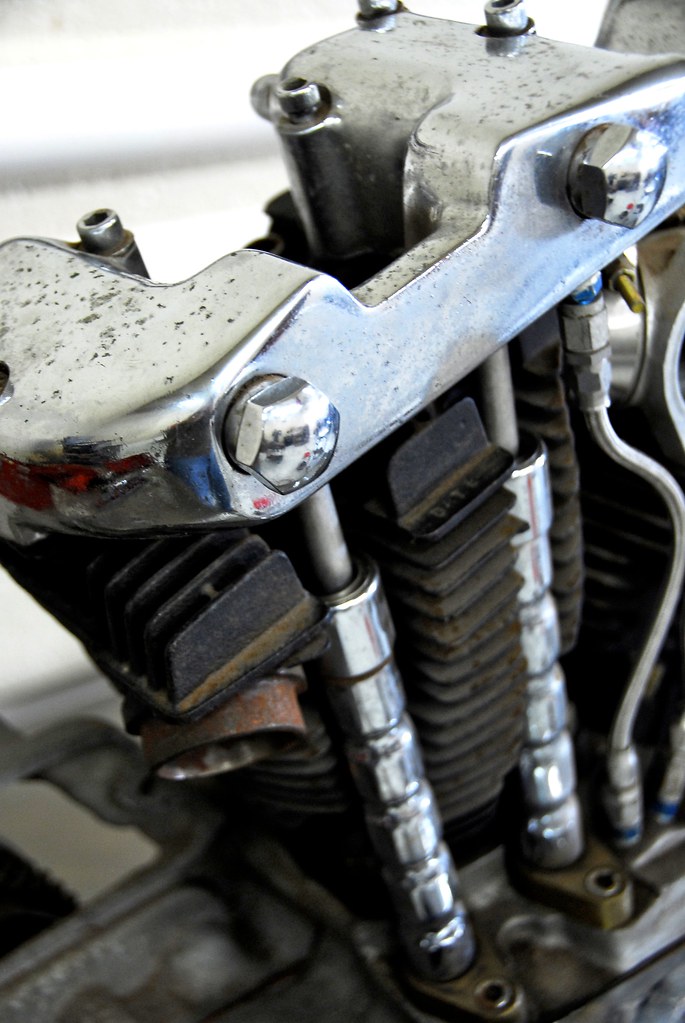 '75 Ironhead Cylinder head We are building a bike for th… Flickr
