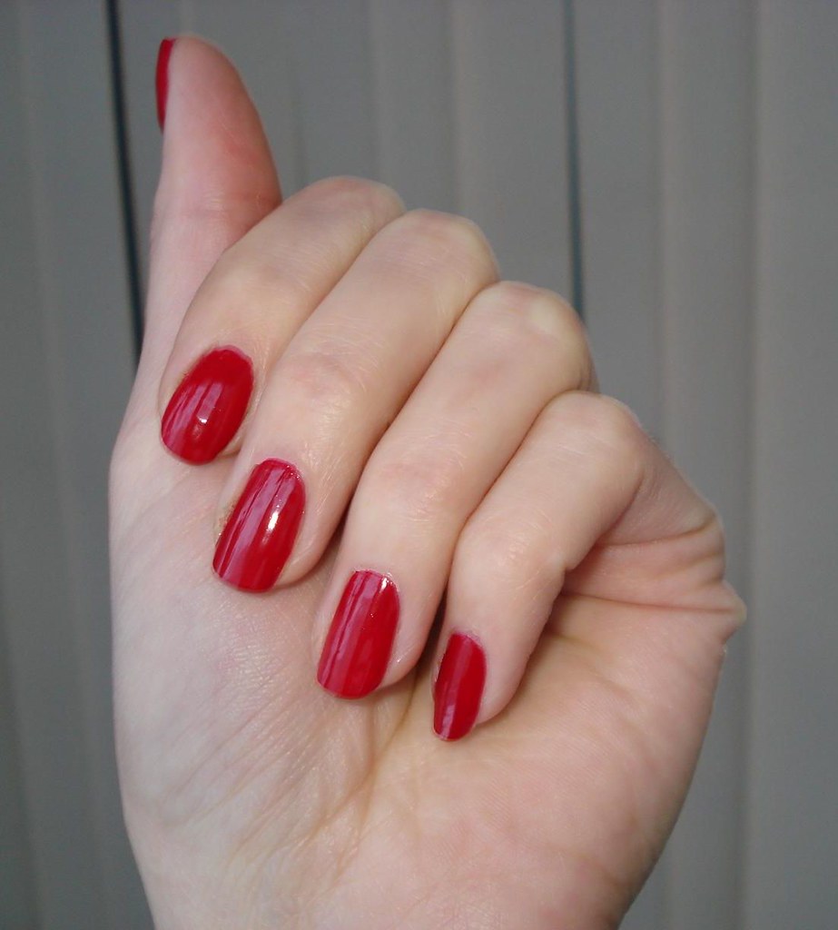 OPI Little Red Wagon (Holiday in Toyland 2008) 2 coats